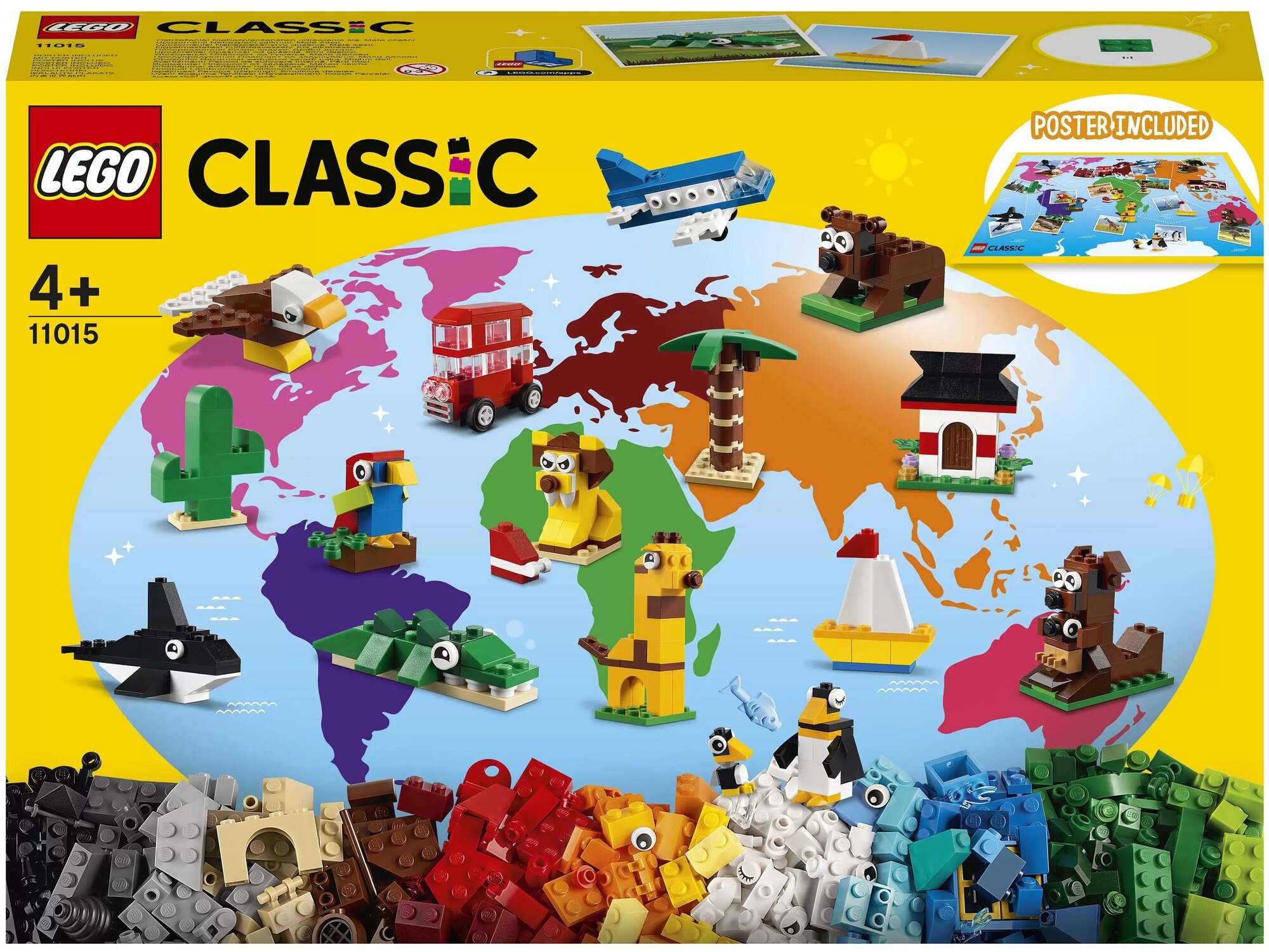 Конструктор LEGO Classic 11015 Вокруг света