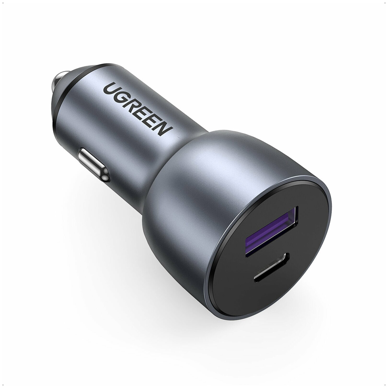 Автомобильное зарядное устройство Ugreen, USB-A + USB-C 42.5Вт (60980)