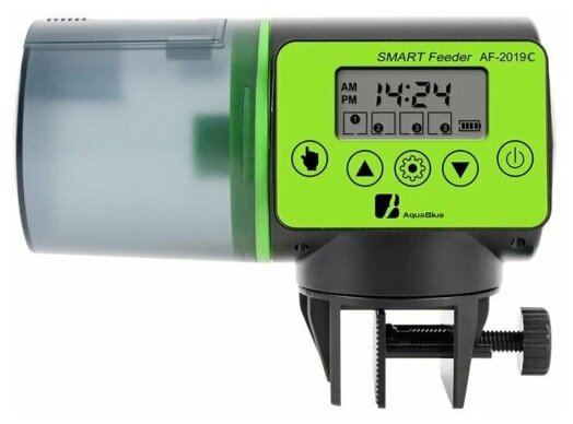 фото Автоматическая кормушка для рыб / автокормушка для рыб с таймером для аквариума / террариума