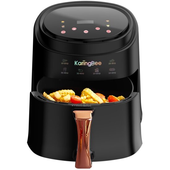 Аэрофритюрница Karingbee JD689, черный