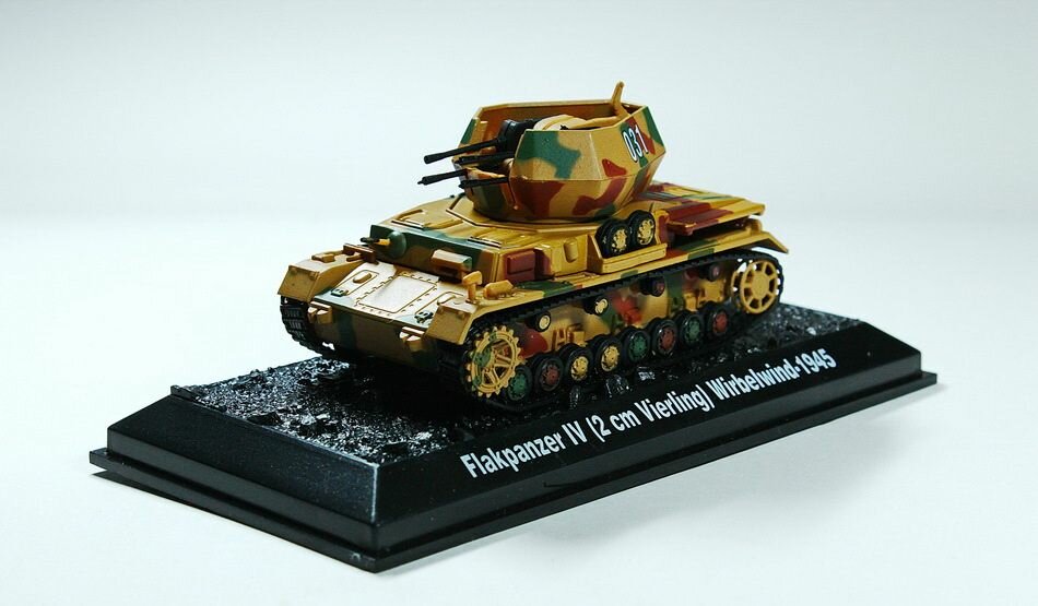 Масштабная модель 1/72, танк FlakPanzer IV Wirbelwin 1945г.