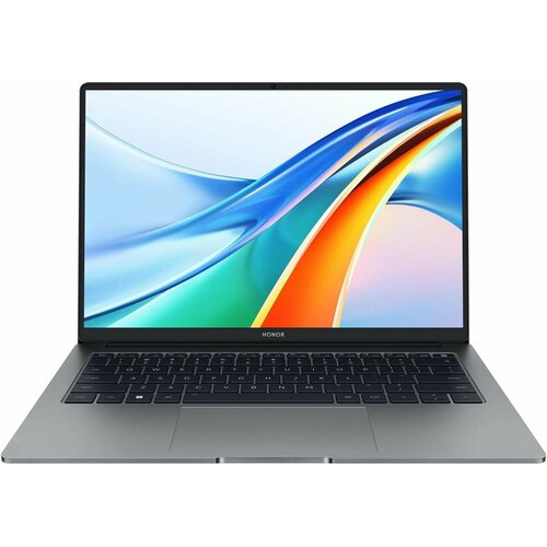 Ноутбук Honor MagicBook X14 Pro FRI-G58 5301AHQK 14 2024 IPS Intel Core i5 13420H 21ГГц 8-ядерный 8ГБ LPDDR4x 512ГБ SSD Intel UHD Graphics Windows 11 Home серый 7560800₽