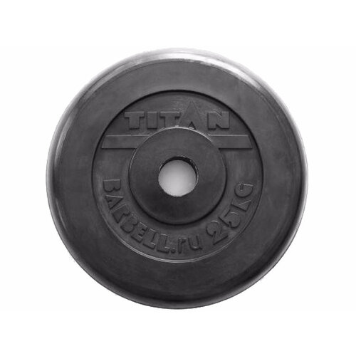 Диск для штанги обрезиненный Диаметр внутренний 26 мм Вес 25 кг 6720₽