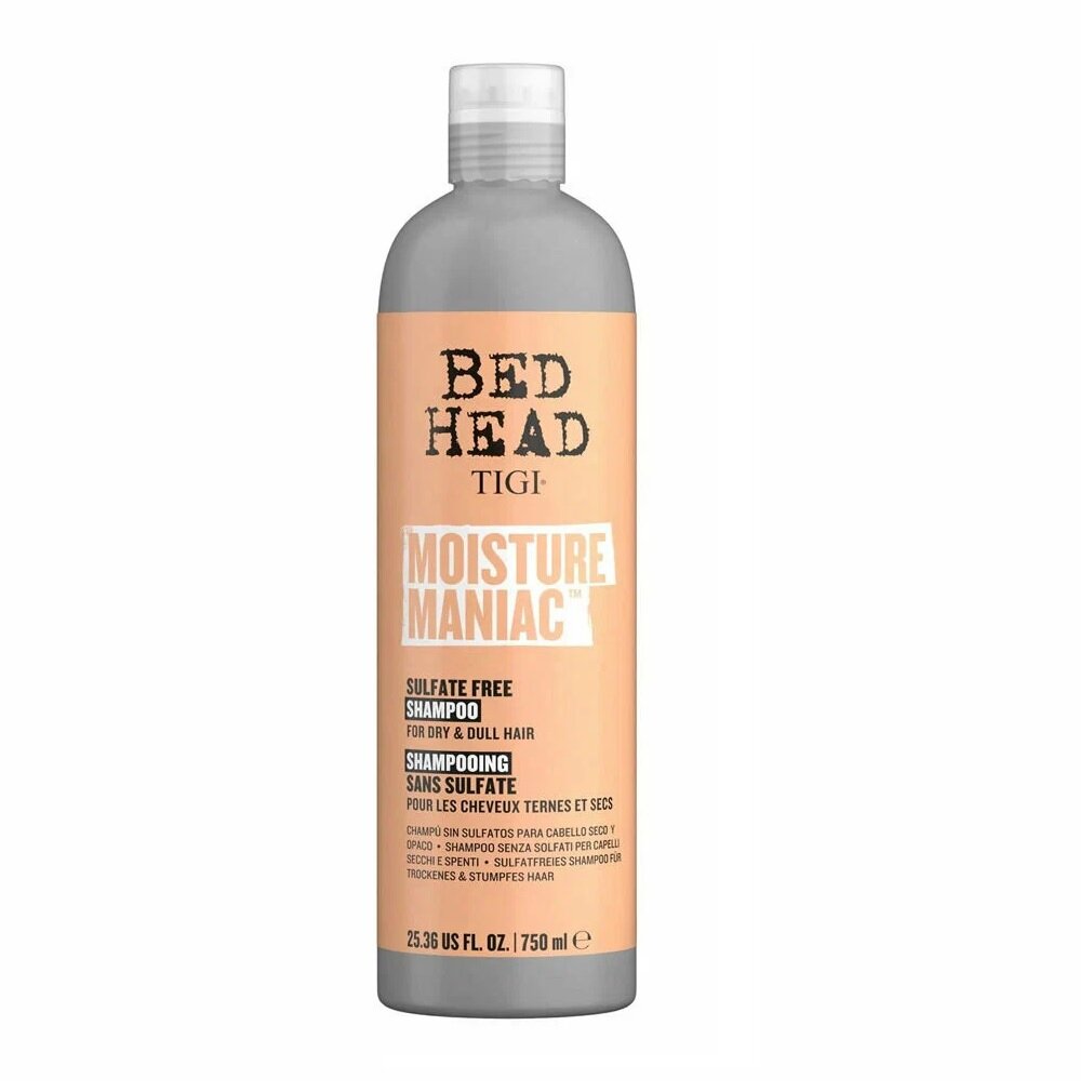 TIGI Moisture Maniac Шампунь для увлажнения волос Бессульфатный 750ml