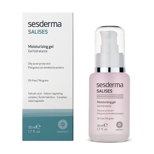 SesDerma Salises Moisturising Gel Увлажняющий гель для лица, 50 мл масло для лица для жирной и склонной к акне кожи herbivore botanicals 30 мл