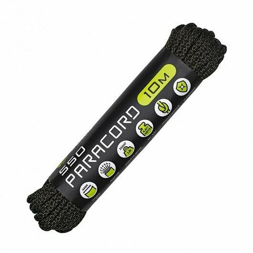 Паракорд 550 CORD nylon 10m RUS (black snake)