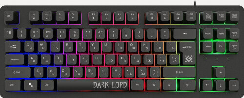 Изображение товара Клавиатура Defender DARK LORD GK-580 RU проводная черный (45580)