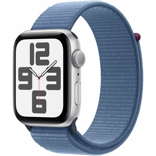 Умные часы Apple Watch Series SE Gen 2 44 мм Aluminium Case Silver Blue Sport Loop 3345800₽