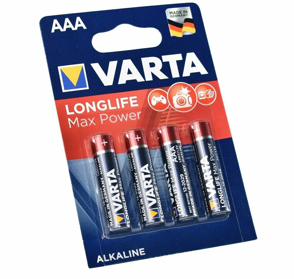 Батарейки Varta Max T. AAA Bli Alkaline, 2 шт. (4703101412) - фото №14