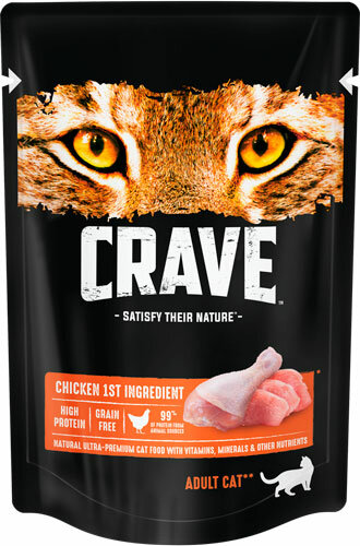 Crave 19772 пауч для кошек Курица в желе 70г
