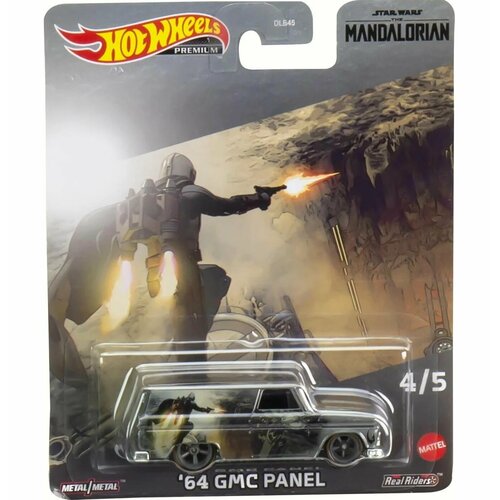 Коллекционная Premium машинка Hot Wheels '64 GMC Panel (коллекция 2023 Pop Culture: Star Wars The Mandalorian, 4/5)