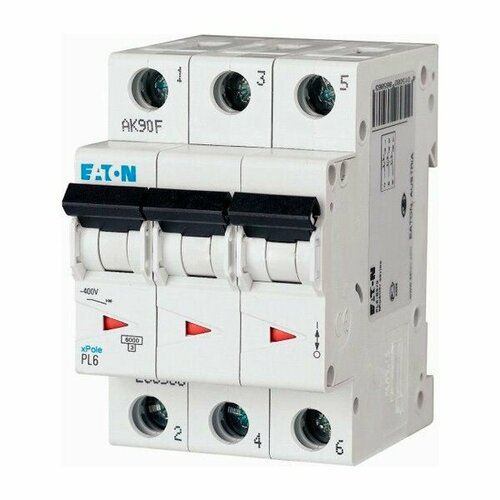 Автоматический выключатель Eaton PL6 PL6-B6 3