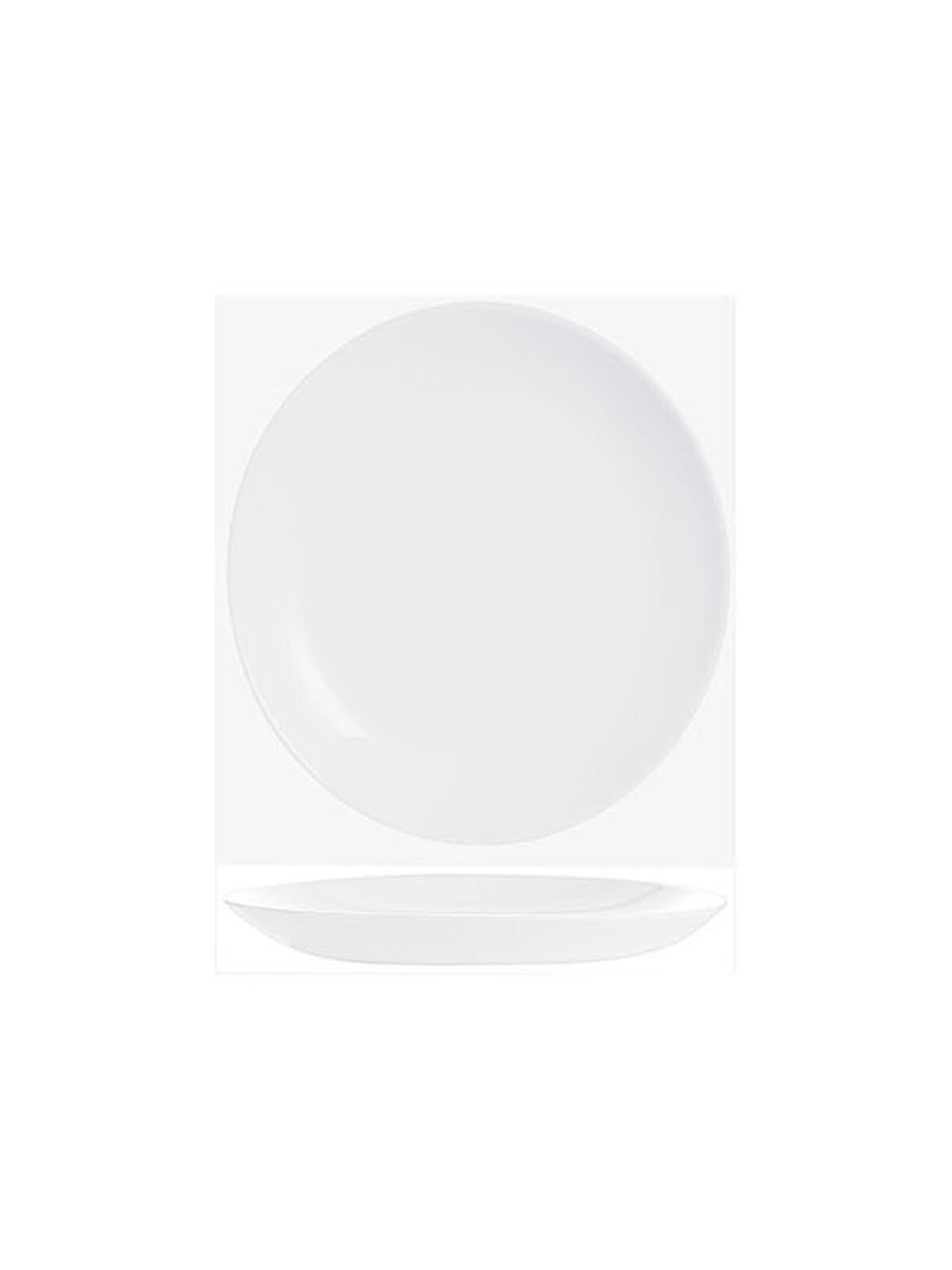 Тарелки десертные 4 шт Arcoroc Evolutions White, стеклянные, 19 см