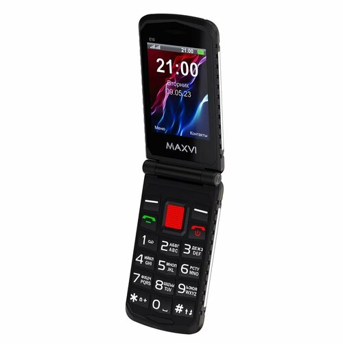 Телефон MAXVI E10 2 SIM красный 400000₽
