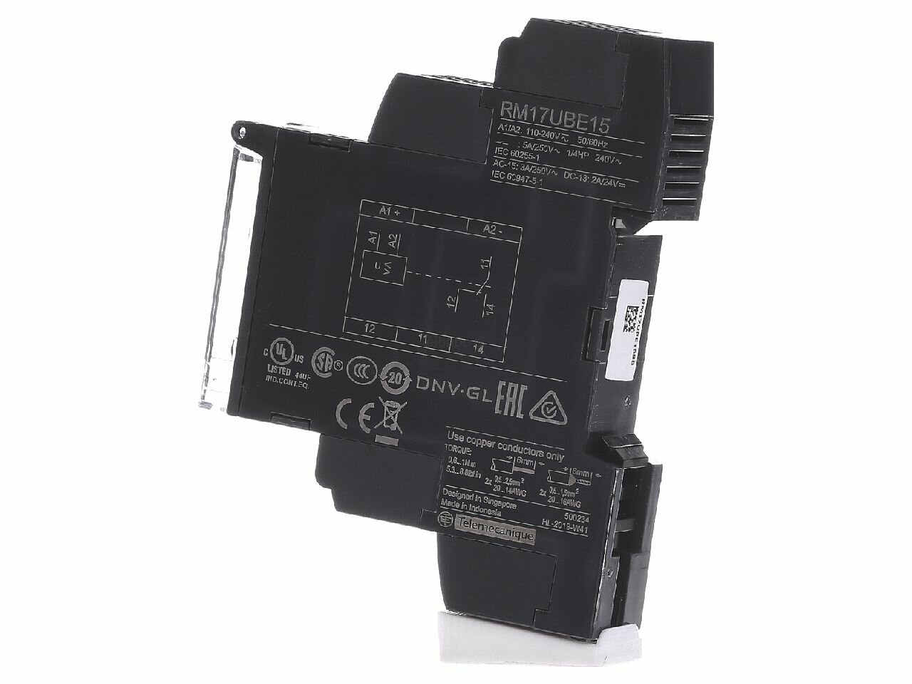 RM17UBE15 РЕЛЕ КОНТРОЛЯ ПОВЫШ И ПОНИЖ НАПР 65-260В Schneider Electric - фото №3