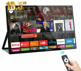 Монитор ZEUSLAP Z18TV PRO с Google TV для ПК, ноутбука, телефона и Xbox