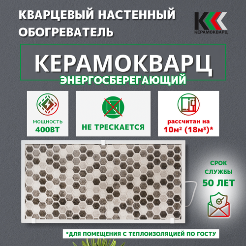Обогреватель кварцевый керамический Керамокварц 400 Вт 450000₽