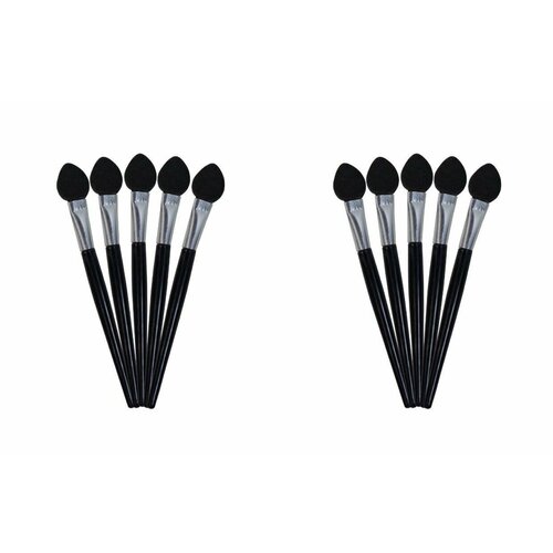 LavelleCollection Аппликатор для макияжа односторонний длинный черный 75 см в упаковке 5шт 2 упаковки 429₽