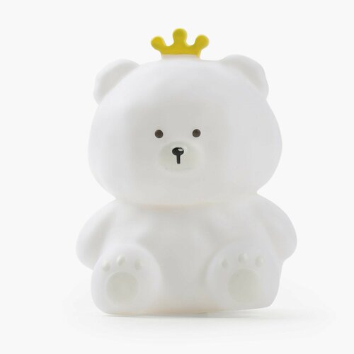 Светильник декоративный Kuchenland 11 см пластик белый Мишка в короне Bear 499₽