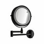 Зеркало косметическое, настенное, с LED подсветкой, сенсорное включение, зарядка Type - C, шнур в комплекте, корпус из нержавеющей стали, санакс 75279