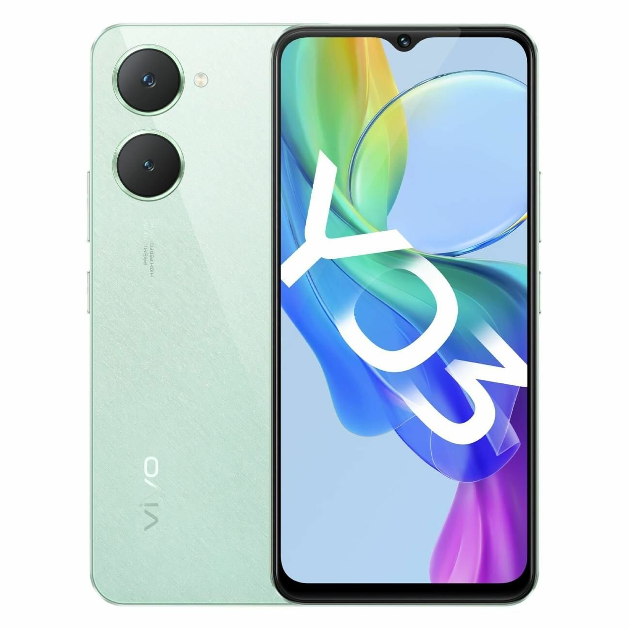 Смартфон vivo Y03 4+128 GB Мятный зелёный