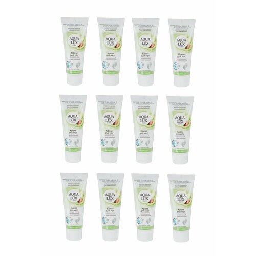 DERMANIKA Крем для ног питательный Aqua Lux Авокадо 75 мл 12 штук 1256₽