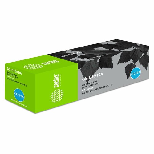 Фотобарабан CACTUS CS-CF219A для HP LaserJet Pro M132a132fn132fwM104a104w ресурс 12000 стр 4524₽