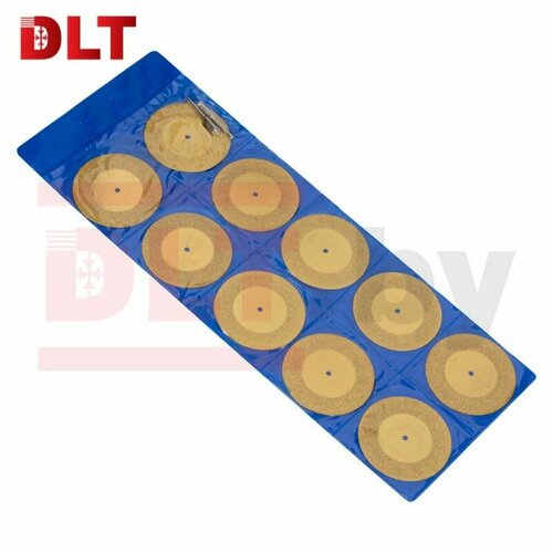 Набор алмазных дисков DLT с титановым покрытием для гравера 10шт 60мм 2300₽