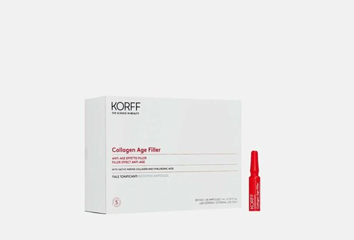 Ампулы омолаживающие для лица KORFF Collagen Age Filler EFFECT ANTI-AGE BOOSTING AMPOULES