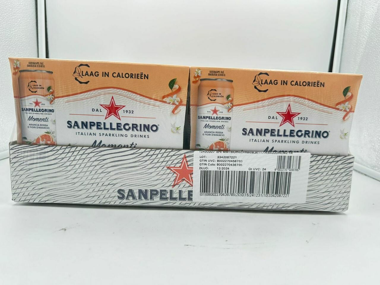 Sanpellegrino Momenti / Красный апельсин и Апельсиновые цветы, 24шт. x 0.33 л.