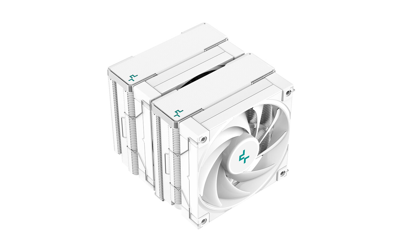 Кулер для процессора DEEPCOOL AK620 WH LGA20XX/1700/1200/115X/AM5/AM4 (8шт/кор, TDP 260W, PWM, DUAL Fan 120mm, 6 тепл. трубок, белый) RET (AK620 WH) - фото №6