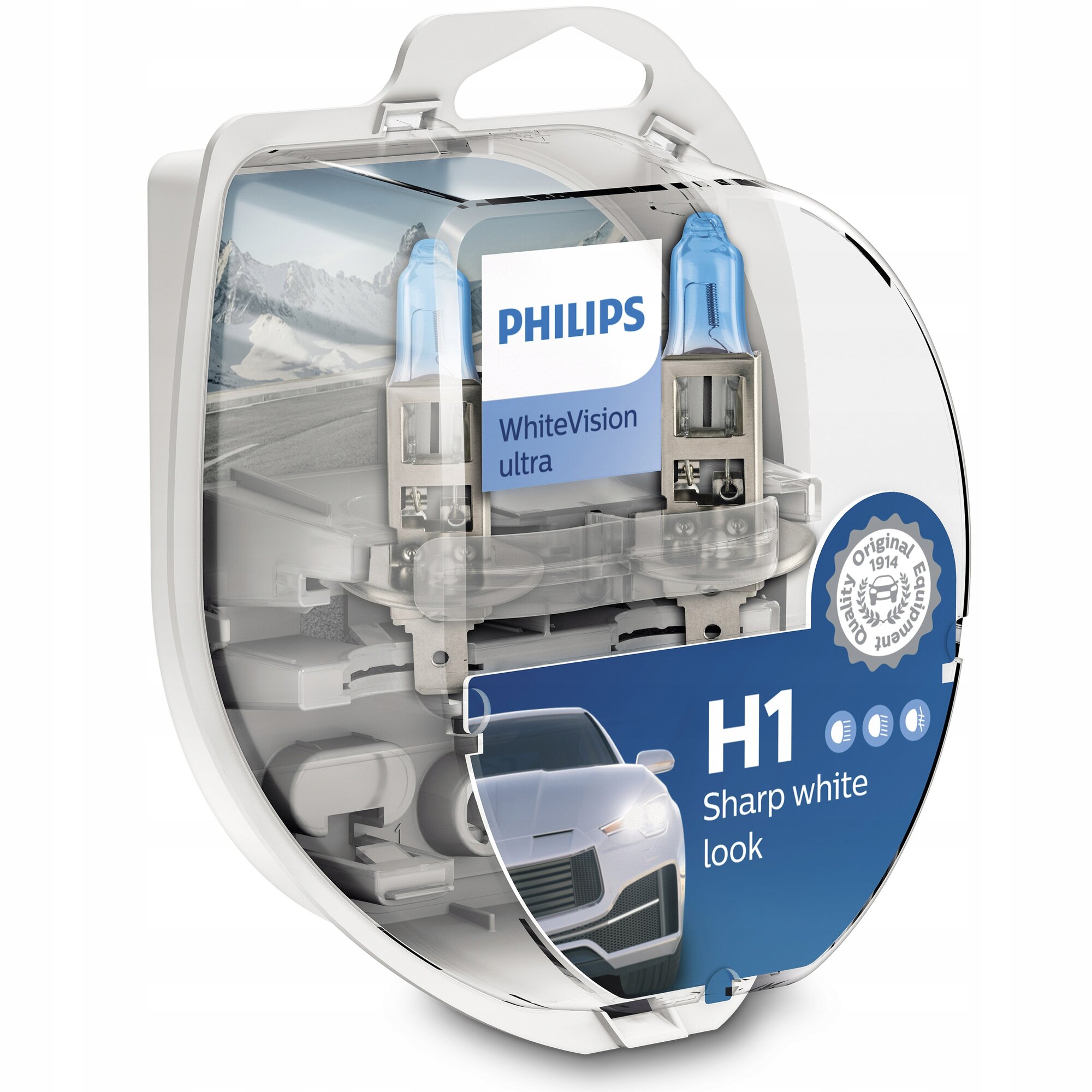 Лампа h1/w5w whitevision ultra sm 12258WVUSM 00525028 Philips 12258WVUSM