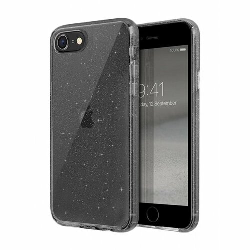 Чехол Uniq для iPhone 7/8/SE 2020 LifePro Tinsel Smoke цвет Черный (IP9HYB-LPRTSMK)
