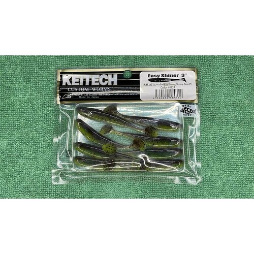 Виброхвост KEITECH Easy Shiner 3 силиконовая приманка keitech easy shiner 4 ea08t bubblegum shiner