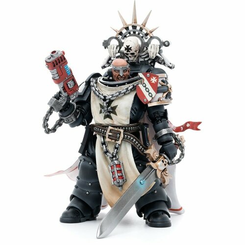 Фигурка JoyToy Warhammer 40,000 - Action Figure - Black Templars: Marshal Baldeckrath JT7325