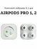 Комплект оригинальных амбушюр для AirPods Pro (2 размера: S, L)