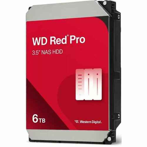 Жесткий диск WD Red Pro 7200 SATA3 6Tb 256Mb 24804₽
