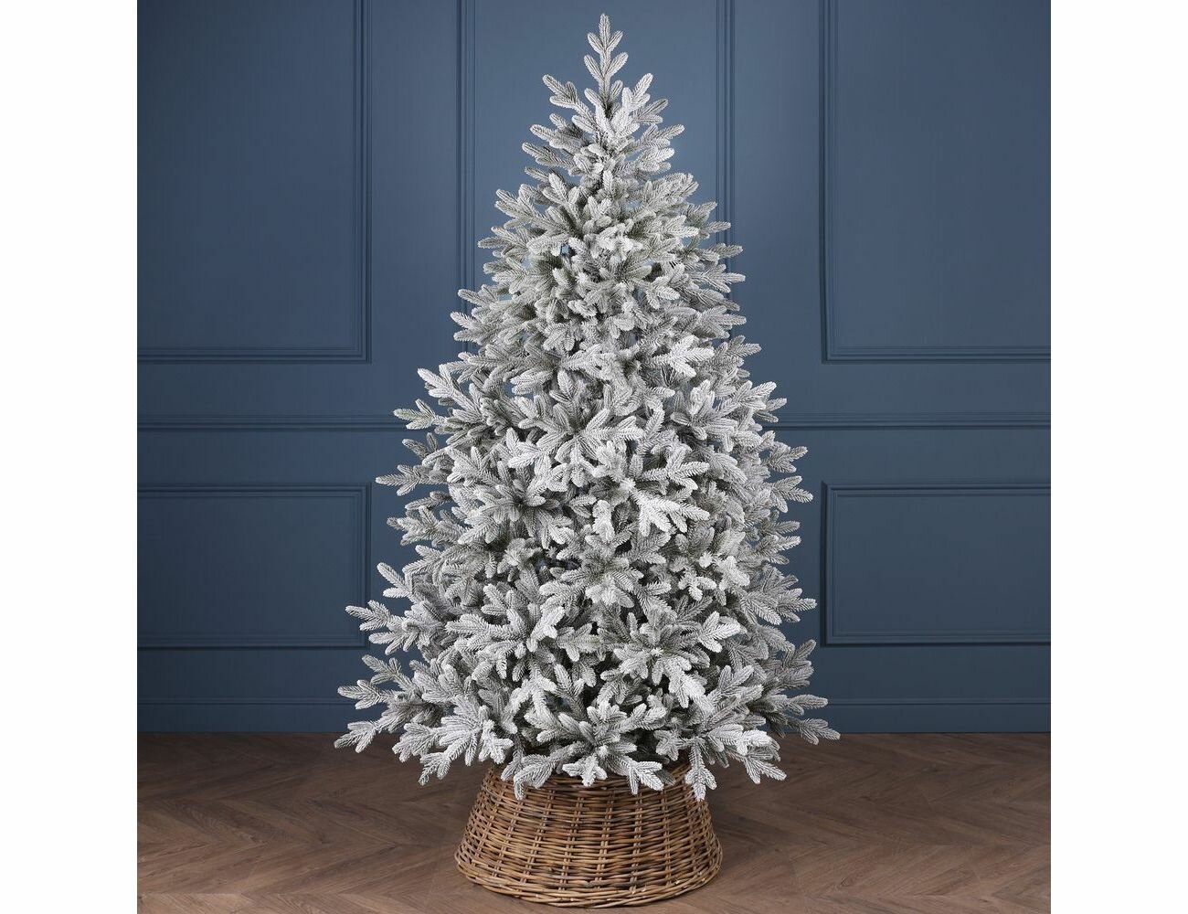 Искусственная елка Либерти заснеженная 165 см, литая 100%, Winter Deco 7500107