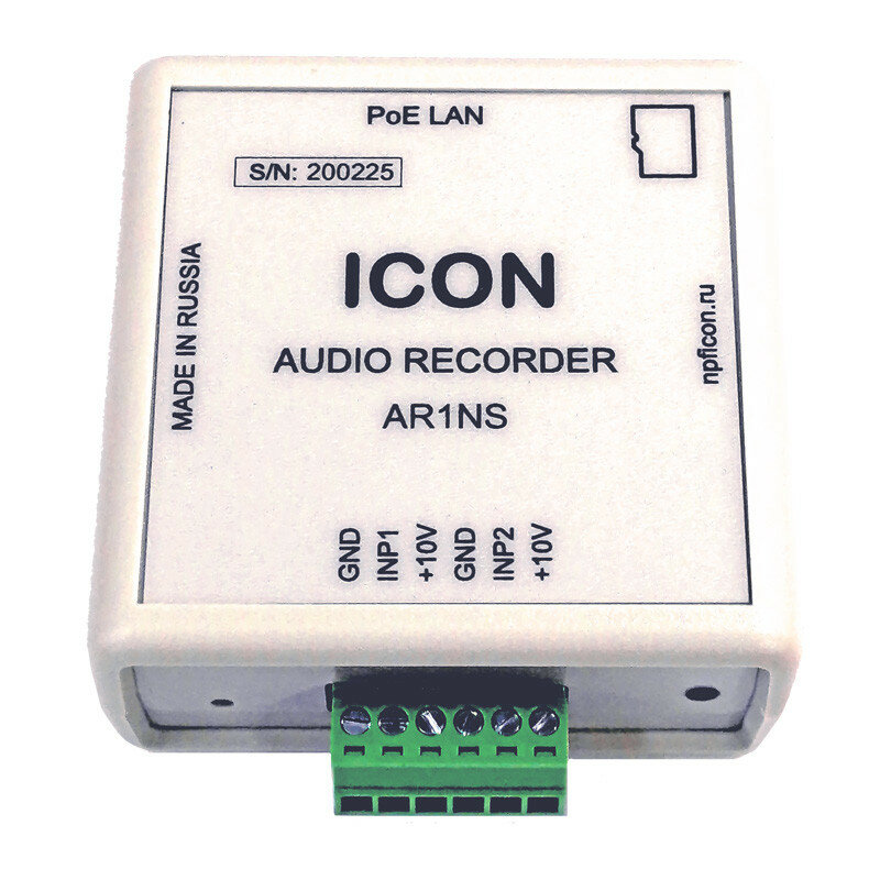 ICON AR1NS cетевой аудиорегистратор ( IC-AR1NS )