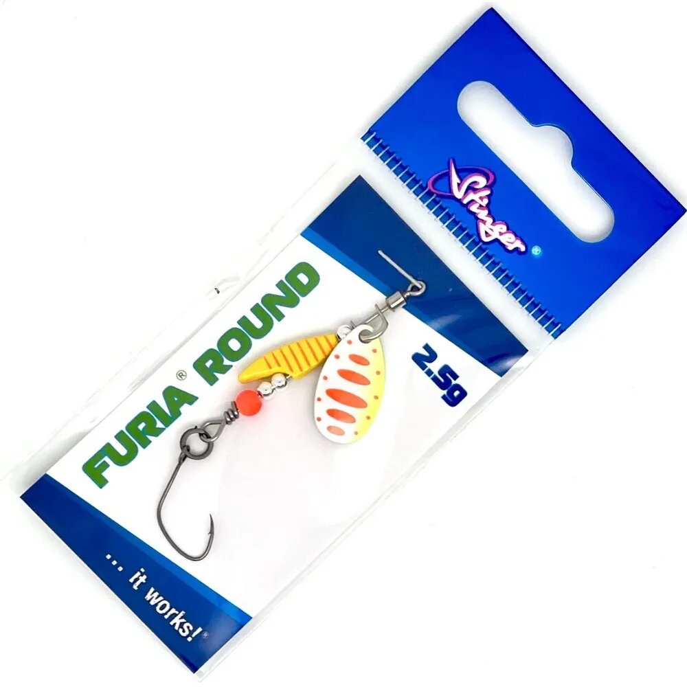 Блесна Stinger Furia Round #0 2,5гр #YT Для ловли форели — фото 1