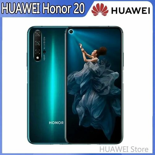 Honor Смартфон 20 8256 ГБ зеленый 15348₽