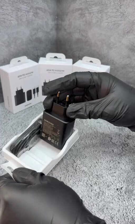 Зарядное устройство Super Fast Charging, 45Вт, USB Type-C, с кабелем — фото 1