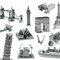 3d pazzle set