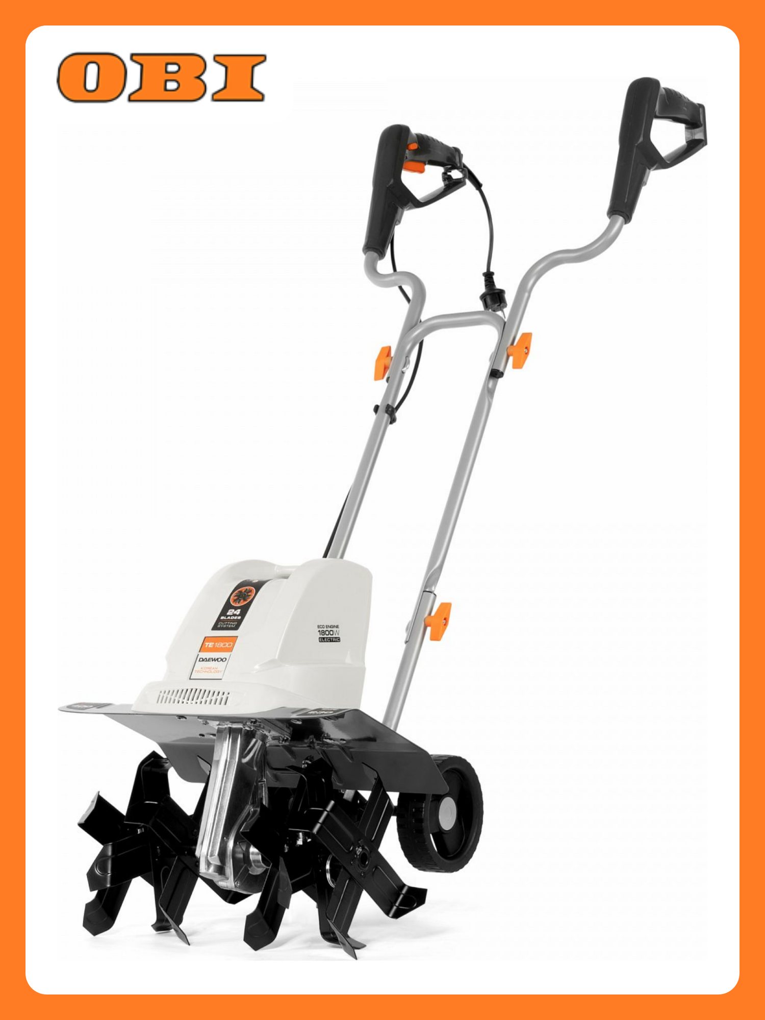 Культиватор электрический TE 1800 DAEWOO 1800 Вт