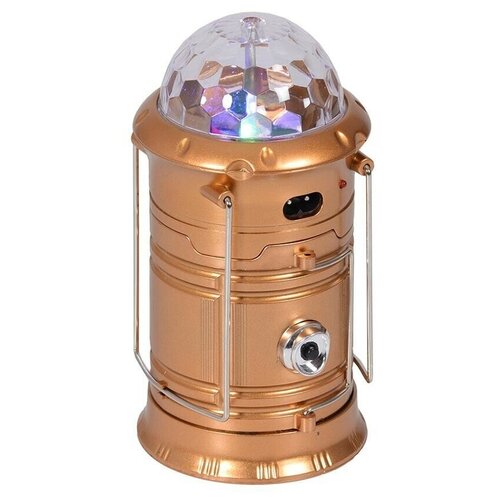 фото Складной кемпинговый фонарь аккумуляторный с диско-шаром magic cool camping lights нет бренда