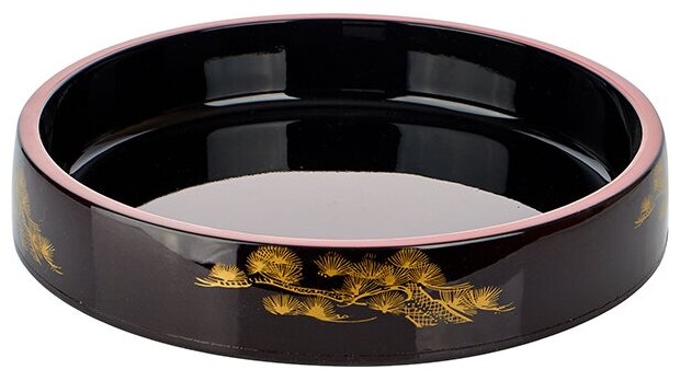 Блюдо-барабан для суши, 30,5 см, черный, пластик, 11SJ039, Prohotel