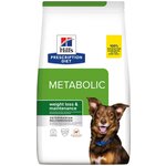 Сухой диетический корм для собак Hill's Prescription Diet Metabolic способствует снижению и контролю веса, с ягненком и рисом 1,5 кг - изображение