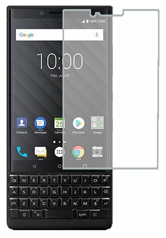 BlackBerry KEY2 защитный экран Гидрогель Прозрачный (Силикон) 1 штука