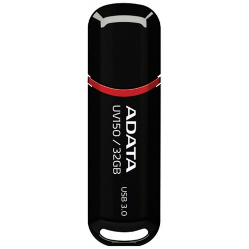 Флеш-диск 32 GB A-DATA UV150 USB 3.0, черный, AUV150-32G-RBK