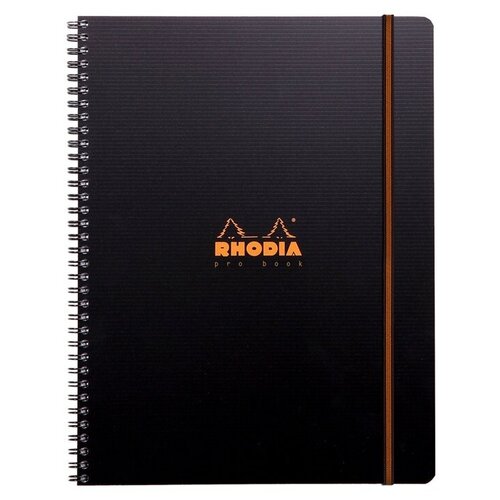 Купить Бизнес-тетрадь 80л., А4+, клетка на гребне Rhodia Active. ProBook, пластик.обложка, карман, 90г/м2 ( Артикул 303227 ), Clairefontaine